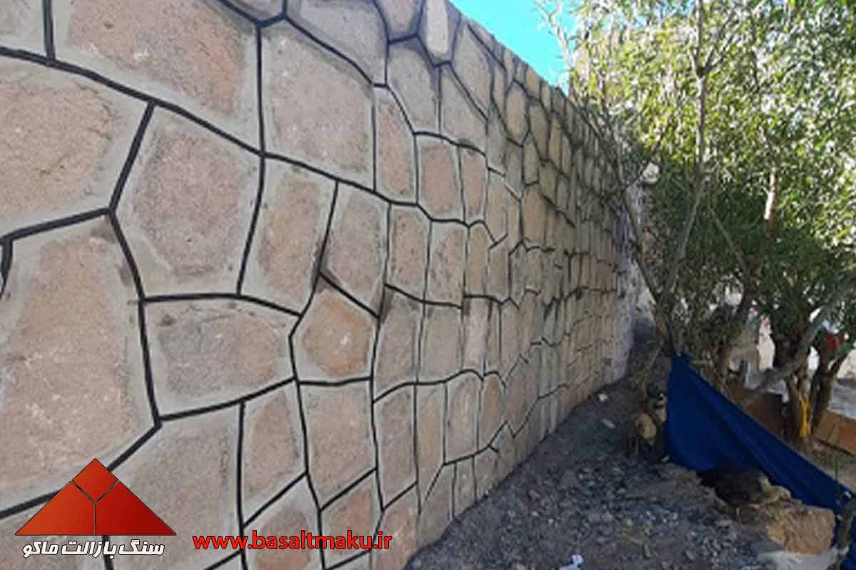 ساخت دیوارهای سنگی بازالت ساخت دیوار باغ